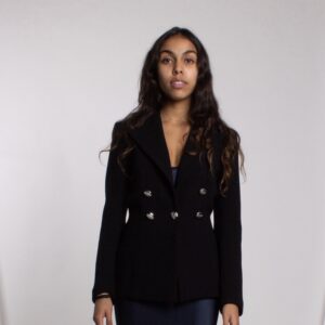 Veste en crêpe de laine