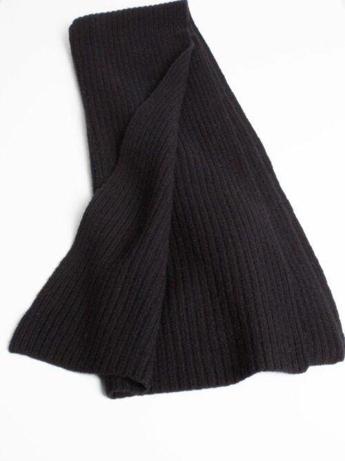 Cashmere and Wool Rib Scarf