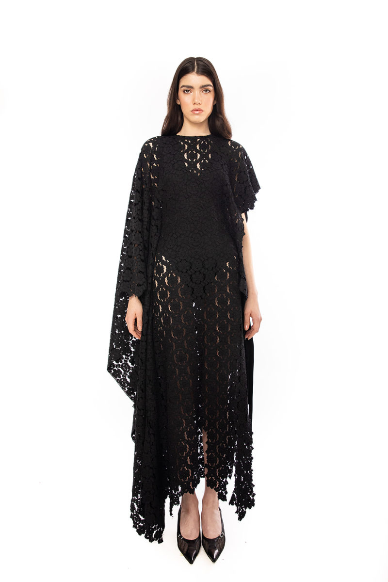 Guipure caftan