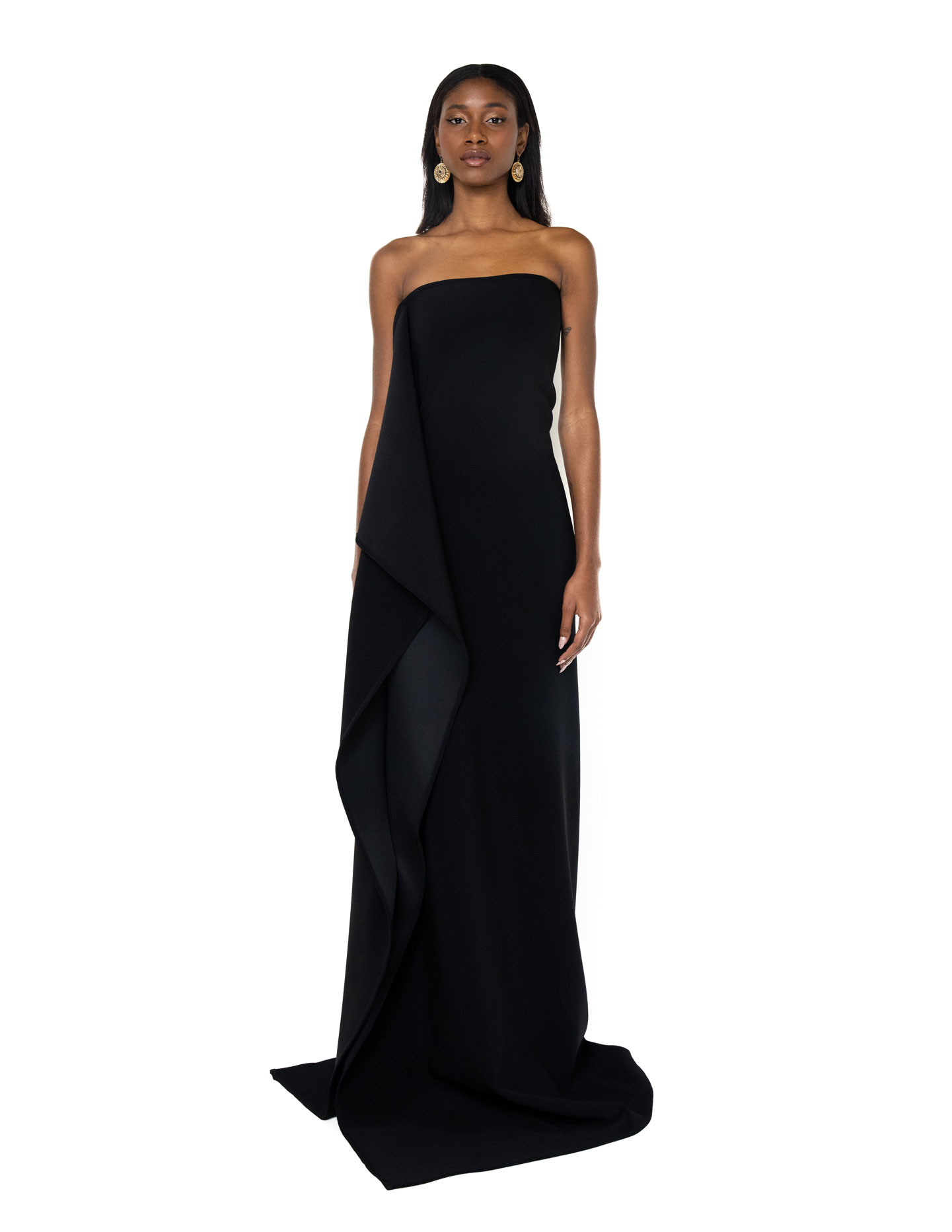 Strapless Scuba Gown – Luxury Designer Clothing – Claudette Floyd