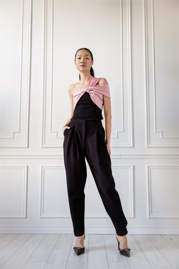 Tailored Peg-Leg Trousers - Image 2