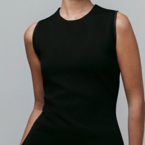 Mock Neck Stretchy Circler Top