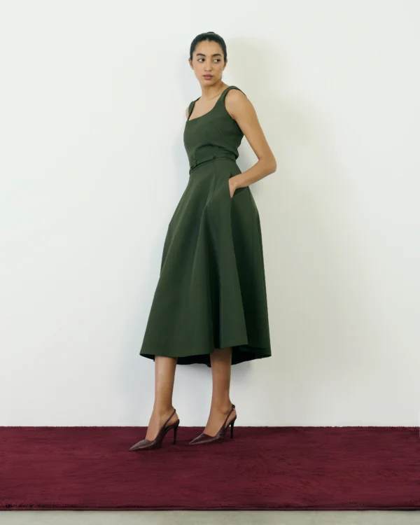 Forest green top