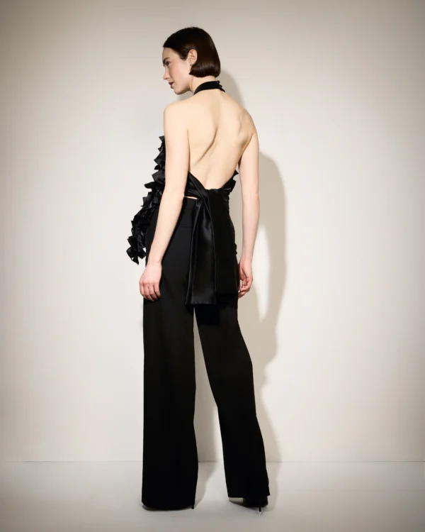 Straight leg trousers